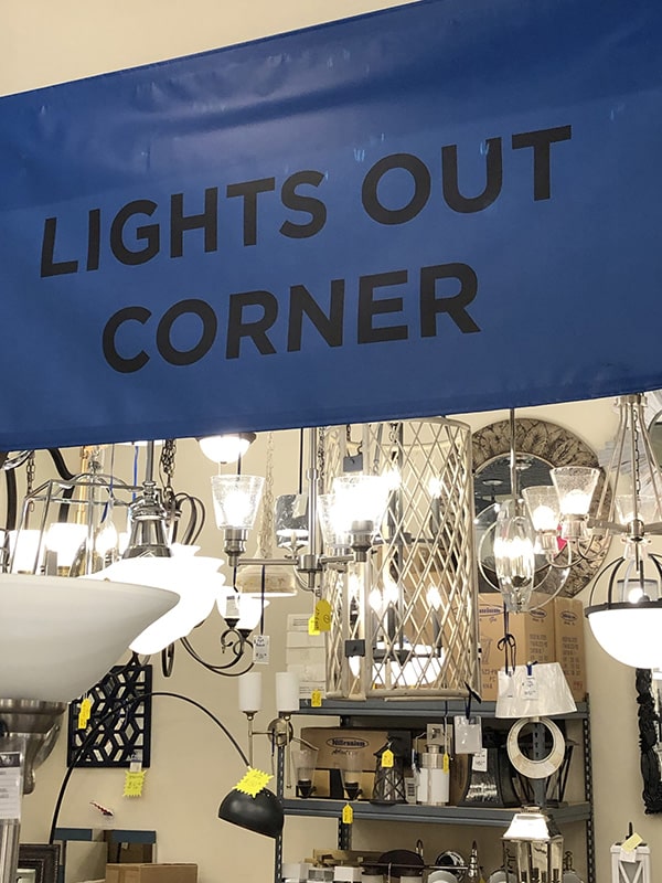 Lights Out Corner - Lights Discount Store in Charlottesville