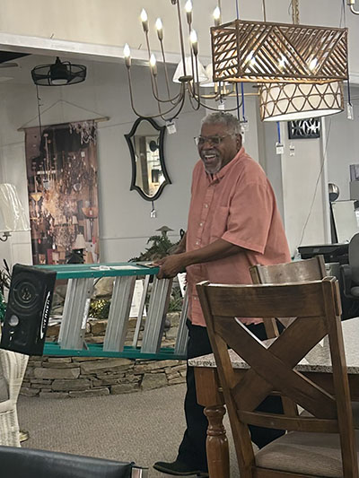 Having Fun at Nancy B's House of Lights